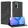 Per Redmi Note 10 4G Custodia per telefono in pelle retrò con portafoglio multifunzionale in rilievo (nero) Per Redmi Note 10 4G Custodia per telefono in pelle retrò con portafoglio multifunzionale in rilievo (nero)
