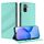 Custodia in pelle retrò con portafoglio multifunzionale in rilievo per Redmi Note 10 4G (verde menta) Custodia in pelle retrò con portafoglio multifunzionale in rilievo per Redmi Note 10 4G (verde menta)
