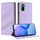 Custodia in pelle retrò con portafoglio multifunzionale in rilievo per Redmi Note 10 4G (viola chiaro) Custodia in pelle retrò con portafoglio multifunzionale in rilievo per Redmi Note 10 4G (viola chiaro)
