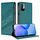 Custodia in pelle retrò con portafoglio multifunzionale in rilievo per Redmi Note 10 5G (verde scuro) Custodia in pelle retrò con portafoglio multifunzionale in rilievo per Redmi Note 10 5G (verde scuro)