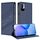 Custodia in pelle retrò con portafoglio multifunzionale in rilievo per Redmi Note 10 5G (blu scuro) Custodia in pelle retrò con portafoglio multifunzionale in rilievo per Redmi Note 10 5G (blu scuro)