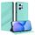 Custodia in pelle retrò con portafoglio multifunzionale in rilievo per Redmi Note 12 4G (verde menta) Custodia in pelle retrò con portafoglio multifunzionale in rilievo per Redmi Note 12 4G (verde menta)