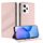 Custodia per telefono in pelle retrò con portafoglio multifunzionale in rilievo per Redmi Note 12 Pro (rosa) Custodia per telefono in pelle retrò con portafoglio multifunzionale in rilievo per Redmi Note 12 Pro (rosa)