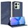 Custodia in pelle retrò con portafoglio multifunzionale in rilievo per Redmi Note 13 4G (blu scuro) Custodia in pelle retrò con portafoglio multifunzionale in rilievo per Redmi Note 13 4G (blu scuro)