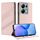 Per Redmi Note 13 Pro 4G Custodia per telefono in pelle retrò con portafoglio multifunzionale in rilievo (rosa) Per Redmi Note 13 Pro 4G Custodia per telefono in pelle retrò con portafoglio multifunzionale in rilievo (rosa)