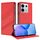 Custodia per telefono in pelle retrò con portafoglio multifunzionale in rilievo per Redmi Note 13 Pro 5G (rossa) Custodia per telefono in pelle retrò con portafoglio multifunzionale in rilievo per Redmi Note 13 Pro 5G (rossa)
