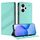 Custodia in pelle retrò con portafoglio multifunzionale in rilievo per Redmi Note 13 Pro+ (verde menta) Custodia in pelle retrò con portafoglio multifunzionale in rilievo per Redmi Note 13 Pro+ (verde menta)