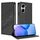 Custodia in pelle retrò con portafoglio multifunzionale in rilievo per Redmi Turbo 4 (nera) Custodia in pelle retrò con portafoglio multifunzionale in rilievo per Redmi Turbo 4 (nera)
