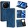 Per vivo X200 Pro 5G Custodia magnetica in pelle Skin Feel (blu)