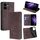 Per OPPO Reno13 F 5G / 4G Custodia in pelle magnetica Skin Feel (marrone scuro) Per OPPO Reno13 F 5G / 4G Custodia in pelle magnetica Skin Feel (marrone scuro)