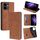 Per OPPO Reno13 F 5G / 4G Custodia in pelle magnetica Skin Feel (marrone chiaro) Per OPPO Reno13 F 5G / 4G Custodia in pelle magnetica Skin Feel (marrone chiaro)