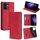 Per OPPO Reno13 F 5G / 4G Custodia in pelle magnetica Skin Feel (rosso)
