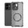 Per OPPO Reno13 F 5G Custodia antiurto per telefono con anello magnetico a nido d'ape globale (nero) Per OPPO Reno13 F 5G Custodia antiurto per telefono con anello magnetico a nido d'ape globale (nero)
