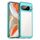 Per Google Pixel 10 Pro XL Custodia per telefono in TPU ibrida acrilica serie colorata (blu trasparente)