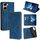 Per Redmi Turbo 4 Custodia in pelle magnetica Skin Feel (blu)