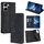 Per Redmi Turbo 4 Custodia in pelle magnetica Skin Feel (nera)