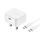 Set caricabatterie Baseus Smart Charge 20W Type-C con cavo da 1 m 60W Type-C a Type-C, spina: spina UK (bianco) Set caricabatterie Baseus Smart Charge 20W Type-C con cavo da 1 m 60W Type-C a Type-C, spina: spina UK (bianco)