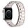 Per Apple Watch 46mm / 49mm / 45mm / 44mm Cinturino magnetico in pelle a tre pezzi a forma di I (Starlight) Per Apple Watch 46mm / 49mm / 45mm / 44mm Cinturino magnetico in pelle a tre pezzi a forma di I (Starlight)