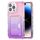 Per iPhone 14 Pro Max Custodia per telefono con copertura totale in TPU + slot per scheda PC a colori sfumati (rosa viola) Per iPhone 14 Pro Max Custodia per telefono con copertura totale in TPU + slot per scheda PC a colori sfumati (rosa viola)
