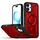 Per iPhone 16 Plus MagSafe PC Phone Case con supporto per obiettivo (rosso)