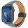 Per Apple Watch 42mm / 41mm / 40mm / 38mm Cinturino per orologio in pelle denim con fibbia magnetica pieghevole (blu reale) Per Apple Watch 42mm / 41mm / 40mm / 38mm Cinturino per orologio in pelle denim con fibbia magnetica pieghevole (blu reale)