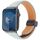 Per Apple Watch 42mm / 41mm / 40mm / 38mm Cinturino per orologio in pelle denim con fibbia magnetica pieghevole (azzurro chiaro) Per Apple Watch 42mm / 41mm / 40mm / 38mm Cinturino per orologio in pelle denim con fibbia magnetica pieghevole (azzurro chiaro)