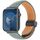 Per Apple Watch 42mm / 41mm / 40mm / 38mm Cinturino per orologio in pelle denim con fibbia magnetica pieghevole (blu grigio) Per Apple Watch 42mm / 41mm / 40mm / 38mm Cinturino per orologio in pelle denim con fibbia magnetica pieghevole (blu grigio)