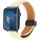 Per Apple Watch 42mm / 41mm / 40mm / 38mm Cinturino per orologio in pelle denim con fibbia magnetica pieghevole (albicocca) Per Apple Watch 42mm / 41mm / 40mm / 38mm Cinturino per orologio in pelle denim con fibbia magnetica pieghevole (albicocca)