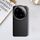 Per Xiaomi 15 Ultra JSR Custodia in pelle semplice con anello adattatore (nero) Per Xiaomi 15 Ultra JSR Custodia in pelle semplice con anello adattatore (nero)