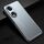 Custodia per telefono in metallo satinato per Honor 70 (blu)