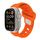 Per Apple Watch 42mm / 41mm / 40mm / 38mm Cinturino in silicone con foro inclinato (arancione) Per Apple Watch 42mm / 41mm / 40mm / 38mm Cinturino in silicone con foro inclinato (arancione)