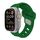 Per Apple Watch 42mm / 41mm / 40mm / 38mm Cinturino in silicone con foro inclinato (verde) Per Apple Watch 42mm / 41mm / 40mm / 38mm Cinturino in silicone con foro inclinato (verde)