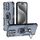 Per iPhone 16 Pro Max Custodia per telefono in TPU ibrido con supporto in metallo per PC (blu) Per iPhone 16 Pro Max Custodia per telefono in TPU ibrido con supporto in metallo per PC (blu)