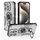 Per iPhone 16 Pro Custodia per telefono in TPU ibrido con supporto in metallo per PC (grigio) Per iPhone 16 Pro Custodia per telefono in TPU ibrido con supporto in metallo per PC (grigio)