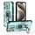 Per iPhone 16 Pro Custodia per telefono in TPU ibrido con supporto in metallo per PC (verde) Per iPhone 16 Pro Custodia per telefono in TPU ibrido con supporto in metallo per PC (verde)