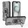 Per iPhone 16 Plus Custodia per telefono in TPU ibrido con supporto in metallo per PC (nero) Per iPhone 16 Plus Custodia per telefono in TPU ibrido con supporto in metallo per PC (nero)