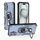 Per iPhone 16 Custodia per telefono in TPU ibrido con supporto in metallo per PC (blu) Per iPhone 16 Custodia per telefono in TPU ibrido con supporto in metallo per PC (blu)