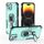 Per iPhone 14 Plus / 15 Plus Custodia per telefono in TPU ibrido con supporto in metallo per PC (verde) Per iPhone 14 Plus / 15 Plus Custodia per telefono in TPU ibrido con supporto in metallo per PC (verde)