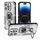Per iPhone 14 Pro Custodia per telefono in TPU ibrido con supporto in metallo per PC (grigio) Per iPhone 14 Pro Custodia per telefono in TPU ibrido con supporto in metallo per PC (grigio)