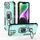 Per iPhone 13 Custodia per telefono in TPU ibrido con supporto in metallo per PC (verde) Per iPhone 13 Custodia per telefono in TPU ibrido con supporto in metallo per PC (verde)