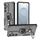 Custodia per telefono ibrida in TPU con supporto in metallo per Samsung Galaxy S25 5G (nera) Custodia per telefono ibrida in TPU con supporto in metallo per Samsung Galaxy S25 5G (nera)