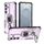 Per Samsung Galaxy S25+ 5G Custodia per telefono in TPU ibrido con supporto in metallo per PC (viola) Per Samsung Galaxy S25+ 5G Custodia per telefono in TPU ibrido con supporto in metallo per PC (viola)