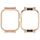 Per vivo iQOO Watch GT Custodia protettiva per orologio con cornice in metallo (oro rosa) Per vivo iQOO Watch GT Custodia protettiva per orologio con cornice in metallo (oro rosa)