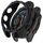 Per Garmin Tactix 8 AMOLED 47mm Hollow Armor TPU Half Coverage Watch Custodia protettiva (Nero Blu) Per Garmin Tactix 8 AMOLED 47mm Hollow Armor TPU Half Coverage Watch Custodia protettiva (Nero Blu)