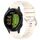Per Garmin Approach S50 20mm Liquid Glossy Silver Buckle Silicone Watch Band (Starlight) Per Garmin Approach S50 20mm Liquid Glossy Silver Buckle Silicone Watch Band (Starlight)