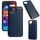 Per iPhone 16e Custodia per telefono con cover posteriore in pelle di mucca (blu reale) Per iPhone 16e Custodia per telefono con cover posteriore in pelle di mucca (blu reale)