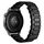 Cinturino per orologio magnetico in pelle a tre pezzi a forma di I da 22 mm (nero) Cinturino per orologio magnetico in pelle a tre pezzi a forma di I da 22 mm (nero)