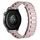Cinturino per orologio magnetico in pelle a tre pezzi a forma di I da 22 mm (cachi)