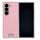 Per Samsung Galaxy Z Fold6 Custodia per telefono con texture Litchi con bordo trasparente (rosa) Per Samsung Galaxy Z Fold6 Custodia per telefono con texture Litchi con bordo trasparente (rosa)