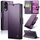 Per Samsung Galaxy S25 Edge 5G CaseMe 023 Butterfly Buckle Litchi Texture RFID Antifurto Custodia in Pelle per Telefono (Viola) Per Samsung Galaxy S25 Edge 5G CaseMe 023 Butterfly Buckle Litchi Texture RFID Antifurto Custodia in Pelle per Telefono (Viola)